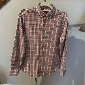 Alfani Men’s Slim Fit Button-Up Shirt, Medium Stretch, Size 15-15.5 Neck